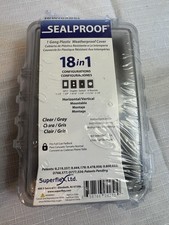 Sealproof Slim 1-Gang Weatherproof Shallow Outdoor Outlet Cover  Lockable, 18