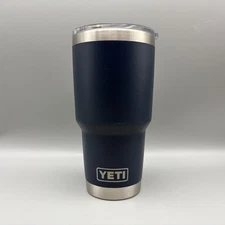 YETI Rambler 30 oz Tumbler Navy Stainless Insulated MagSlider Lid PERSONALIZED