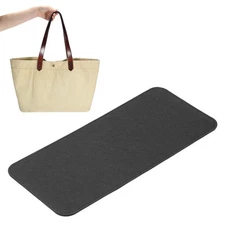 15x7 Inch Felt Base Shaper Bag Bottom Shaper Pad Purse Liner Black