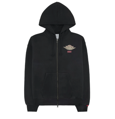 Nike Jordan x Levi's Full Zip Hoodie Black IM6734-010 Aespa Karina