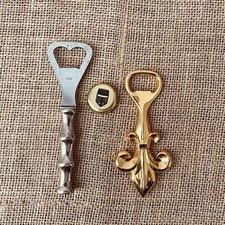Vintage Bierflaschen&ouml;ffner mit Metalldeckel, Sammlerst&uuml;ck, Frankreich, 60er J...