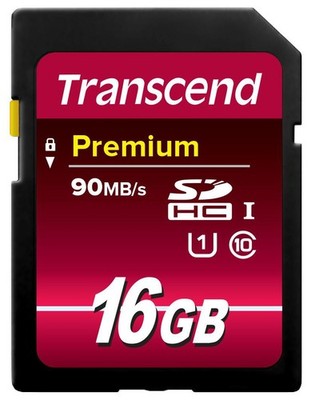 Transcend TS16GSDU1 SDHC UHS-I 16GB Class 10 300X SD Card SDXC/SDHC 16GB, 16 ~E~