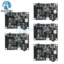 5PCS DC 5V 5W Bluetooth Amplifier Board Mono Mini Audio Module Type C Interface