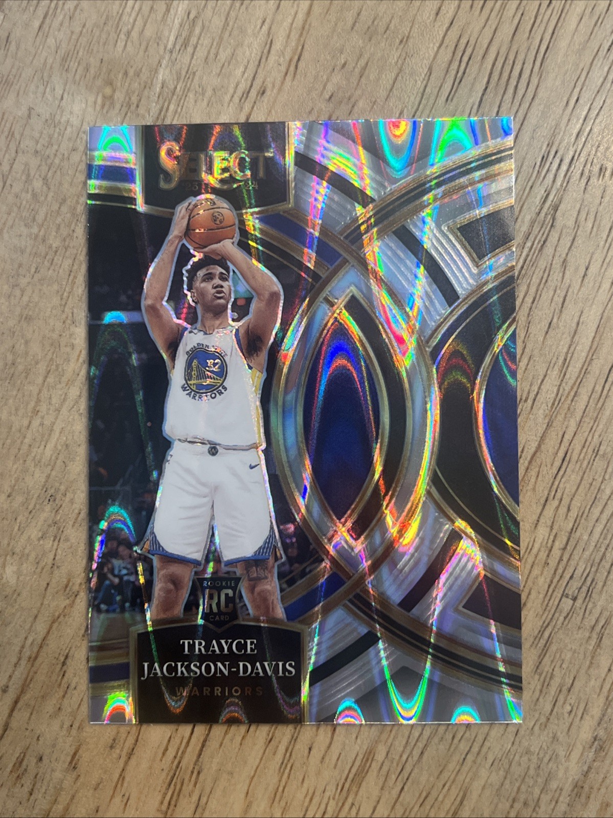 Trayce Jackson-Davis 2023-24 Panini Select Premier Tectonic Prizm Rookie Warrior
