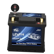  Car Start Stop System BCI Group26 LiFePO4 Lithium-ion Battery Group26 Buttons