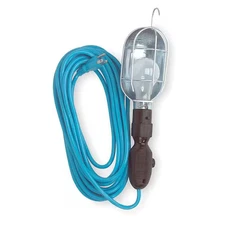 Lumapro 4V346 Hand Lamp, Ac Adapter, Bulb Dependent, 100W