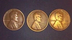 1933- 34- 35  Lincoln Wheat Cents-  Good Condition