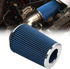 102mm 4" High Flow Round Tapered Cone Cool Air Filter Cleaner with Top Filter 4"
