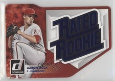 2016 Panini Donruss Rated Rookie Die-Cuts Blue /999 Aaron Nola #RRDC10 0p7