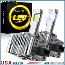 D3S D3R LED Headlight Bulbs 6500K Super White HID Xenon Conversion Kit 80000LM A