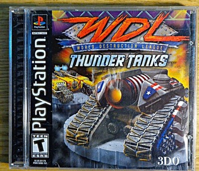 World Destruction League: Thunder Tanks (PlayStation 1, PS1) Complete Tested