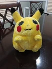 Vintage 1999 Pokémon Fat Pikachu 9" Plush Official Nintendo Play by Play Stuffed