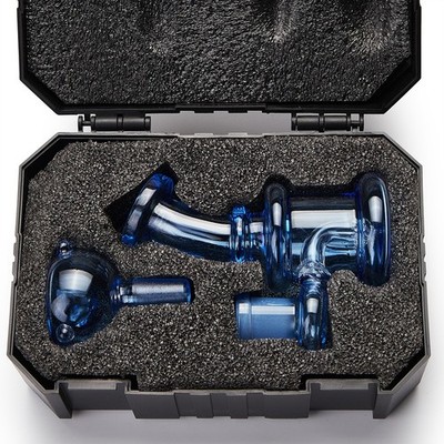 4.3'' Mini Glass Bong Smoking Tobacco Glass Water Pipe with 14mm Bowl and Box