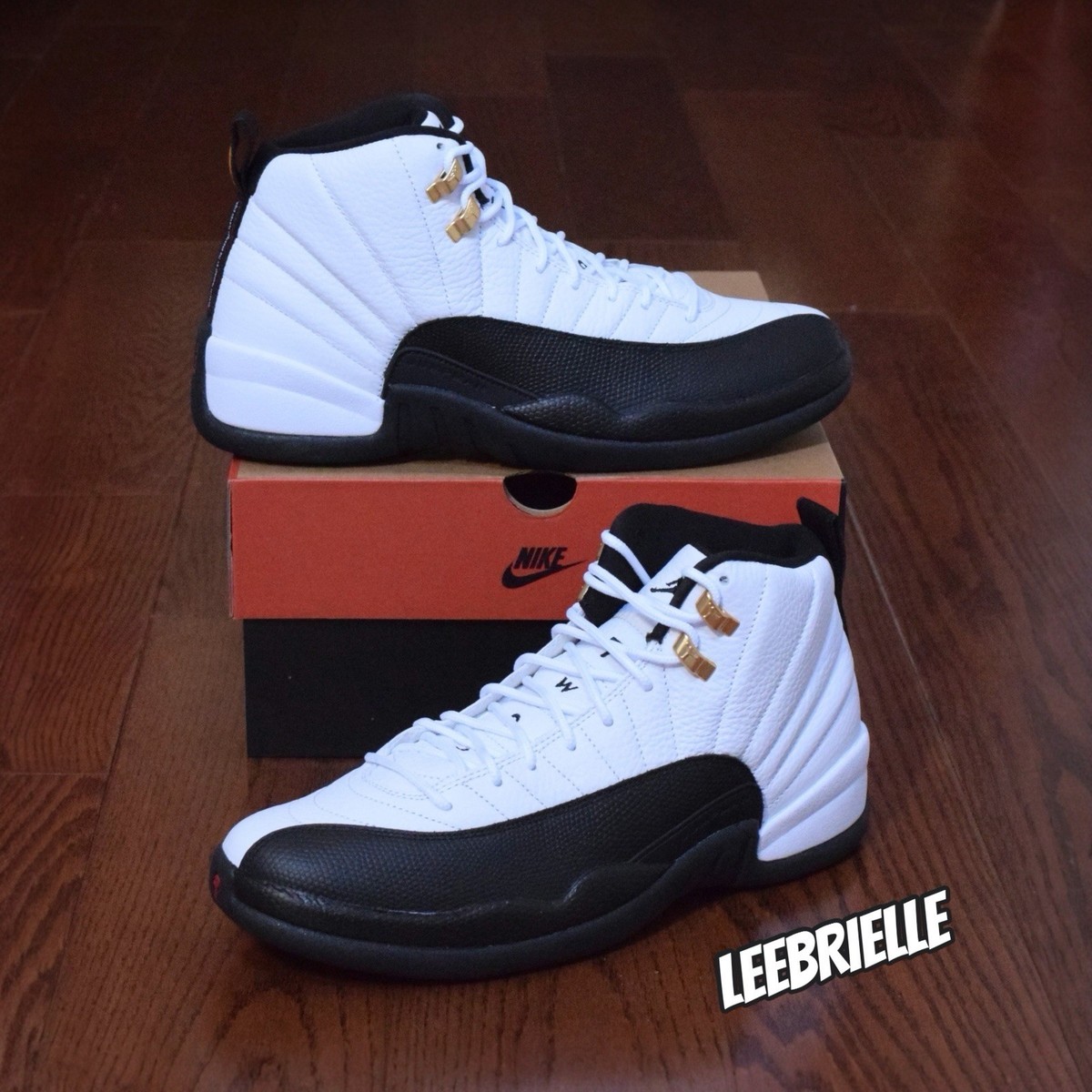 Nike Air Jordan 12 Retro Taxi White Black 2025 CT8013-117 Men's