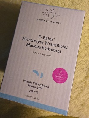 New! Drunk Elephant F BALM Electrolyte Waterfacial Masque Hydratant 1.69 oz NIB