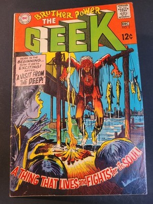 VINTAGE THE GEEK BROTHER POWER #2 DECEMBER 1968 - Nice Copy