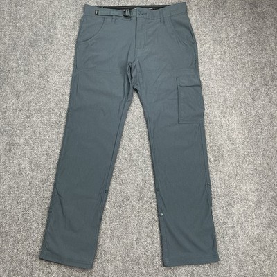 Prana Stretch Zion II Slim Fit Pants Mens 32X30 (33X30) Blue Hiking 1969831