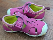 Plae Sam 2.0 Electric Fuchsia Pink Girls Breathable Kids Shoes  Size 10