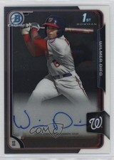 2015 Bowman Chrome Prospects Auto Wilmer Difo #BCAP-WD Auto 0q3