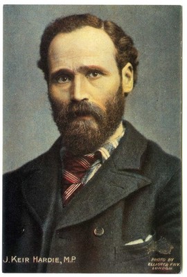 Repro-Postkarte - fotografisches Porträt des Abgeordneten der Keir Hardie Labour Party - nicht verschickt