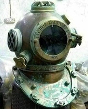 Vintage Tauchhelm Antik Scuba US Navy Mark V Scuba Taucher Geschenk