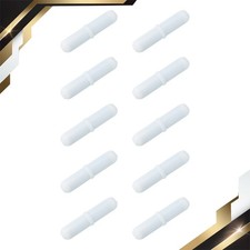 10 x Magnetic Stirrer Mixer Stir Bars 30mm/1.18" Cylinder Shape PTFE Coating
