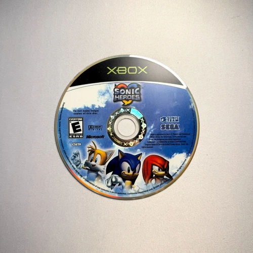 Sonic Heroes (Microsoft Xbox, 2004) Disc Only Tested Works