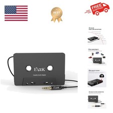 Car Cassette Aux Adapter, 3.5mm Universal Audio Cable Tape Adapter for Car, P...