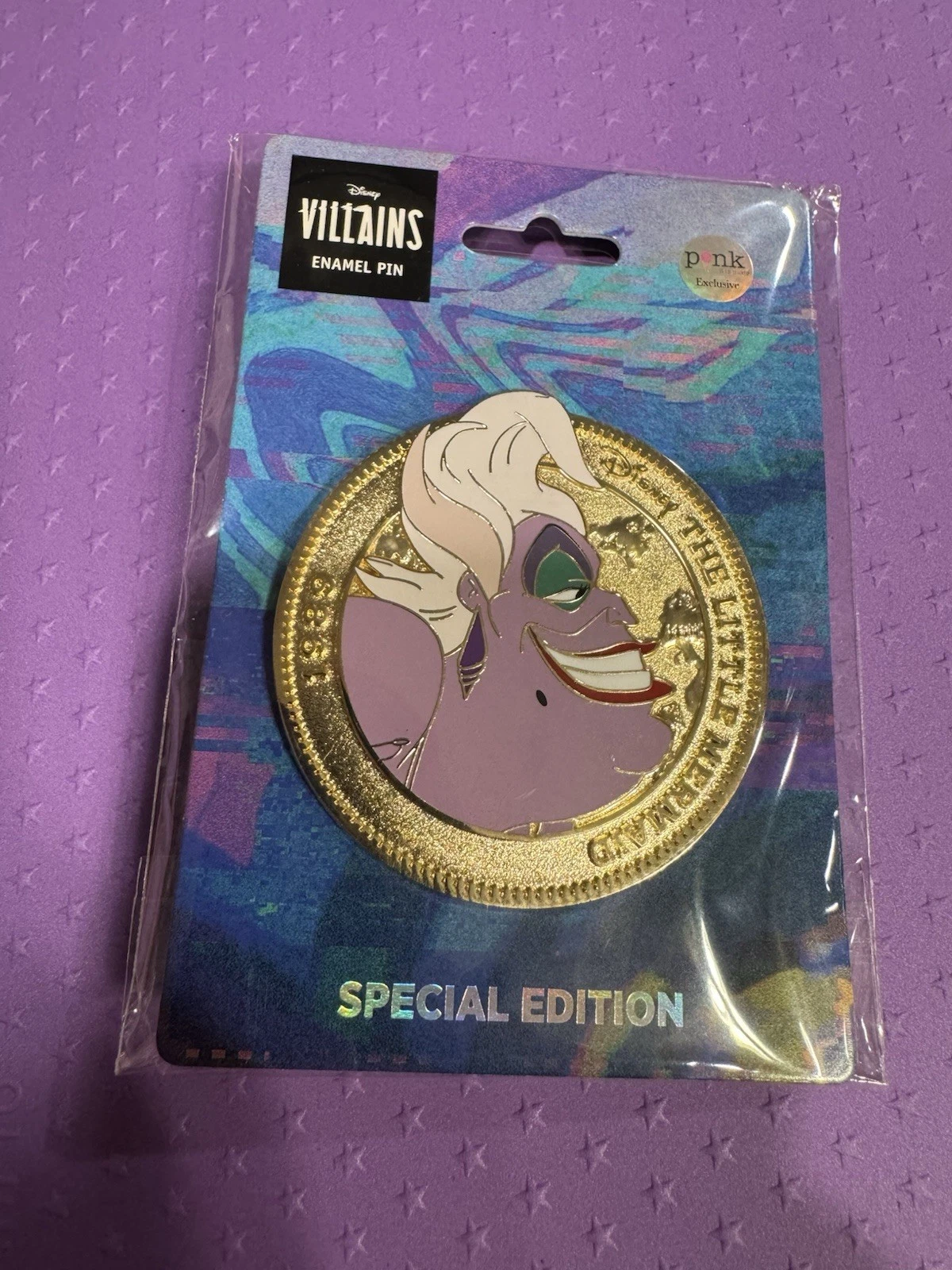 Disney PALM Pink A La Mode URSULA Series Coin Pin Special Edition 300