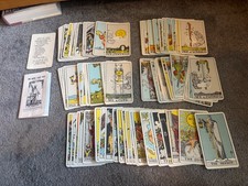 Vtg 1971 The Rider Tarot Deck Magician WAITE 78 Cards + Instructions NO BOX