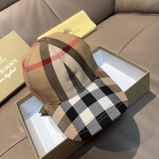 Cappello unisex berretto baseball classico a quadri BURBERRY taglia M regolabile
