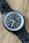 Vintage 1970s Timex Sport Wrist Watch England Quartz Black Max