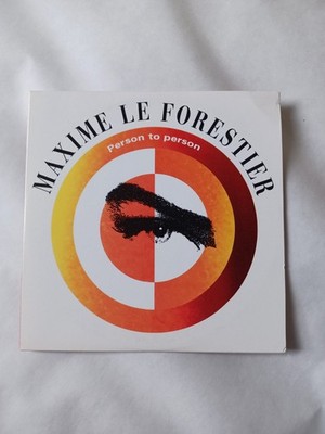 MAXIME LE FORESTIER CD 1 TITEL PERSON TO PERSON 3'20 1992 PROMO EDITION 