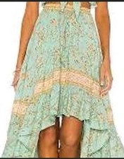 SPELL & THE GYPSY COLLECTIVE Maisie Hi Low Castaway Skirt Size M BNWT SP13