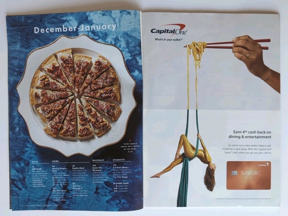 Bon Appetit Magazine December 2019 / January 2020 The Holiday Issue Single Copy  - Image 4 of 4