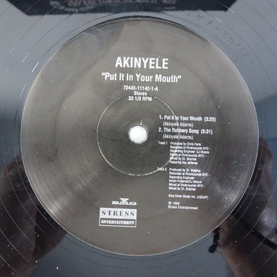 AKINYELE Put It In Your Mouth Stress Entertainment BMG US 12'' Vinyl Single EX