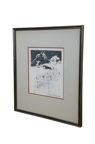 LeRoy Neiman 1972 Firmado Enmarcado Esquí Alpino VII Grabado 16" - Imagen 2 de 10
