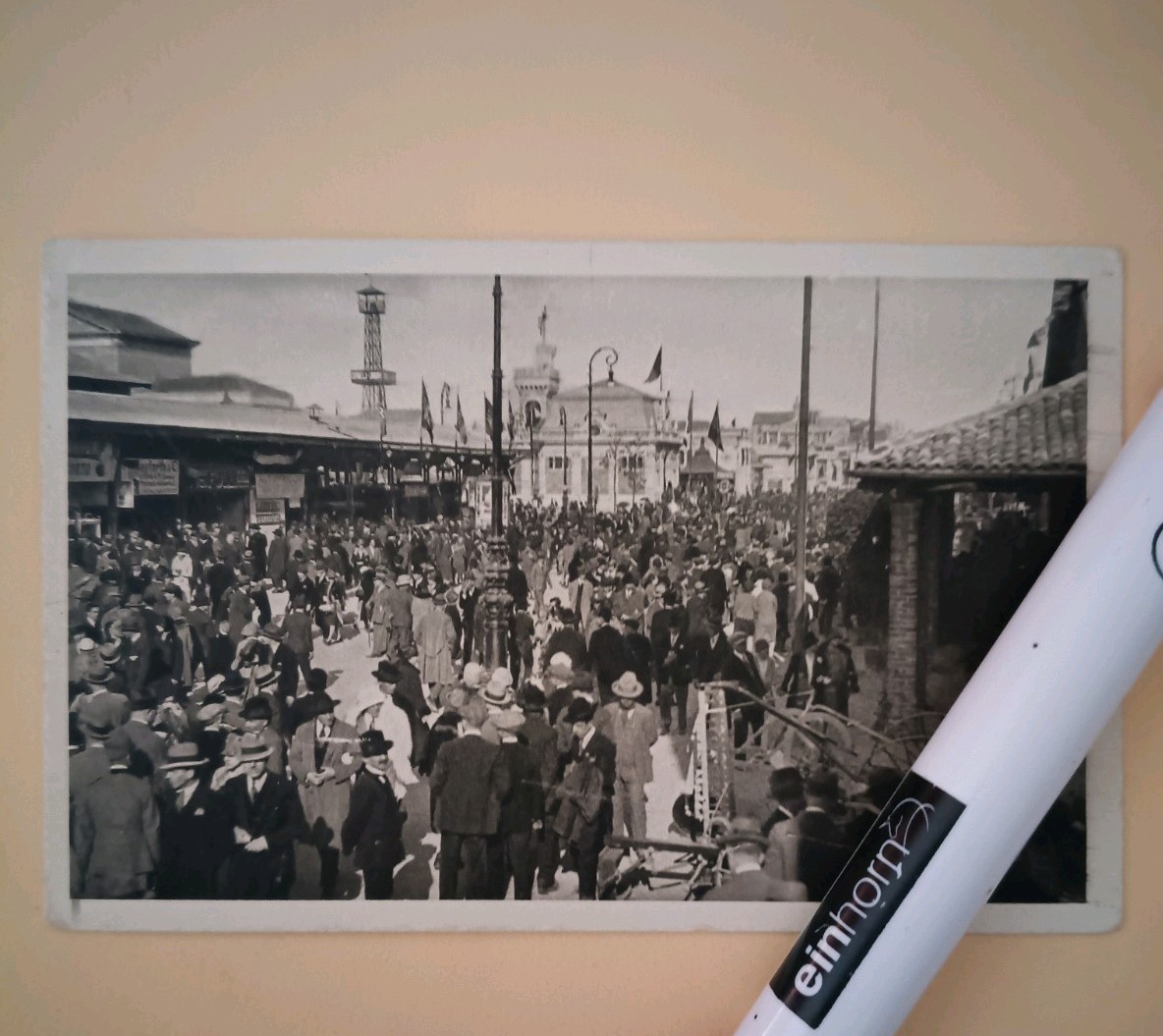 Cartolina d'epoca Fiera Campionaria Esposizione di Milano