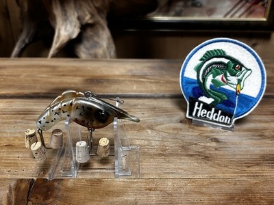 Vintage Heddon Shrimp Color AMW-BV Black Variation Bass Fishing Lure