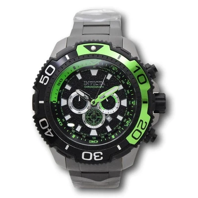 Reloj Invicta Kaiju Hombre 65mm ENORME Cuarzo Cronógrafo 100M Verde y Gris 49487 - Imagen 1 de 4