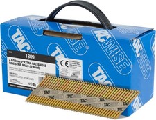 Tacwise 1809 Extra Galvanised Framing Nails 2.8/50 mm, D Head, Ring Shank, 34°