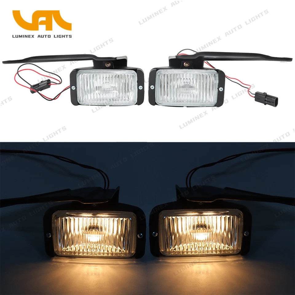 For Chevy GMC C/K 1500 1988-1997 Bumper Fog Lights Driving Lamps Left+Right Side - Imagem 2 de 4