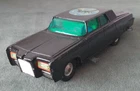 ORIGINAL VINTAGE DIECAST CORGI TOYS THE GREEN HORNET'S CAR BLACK BEAUTY 1960s