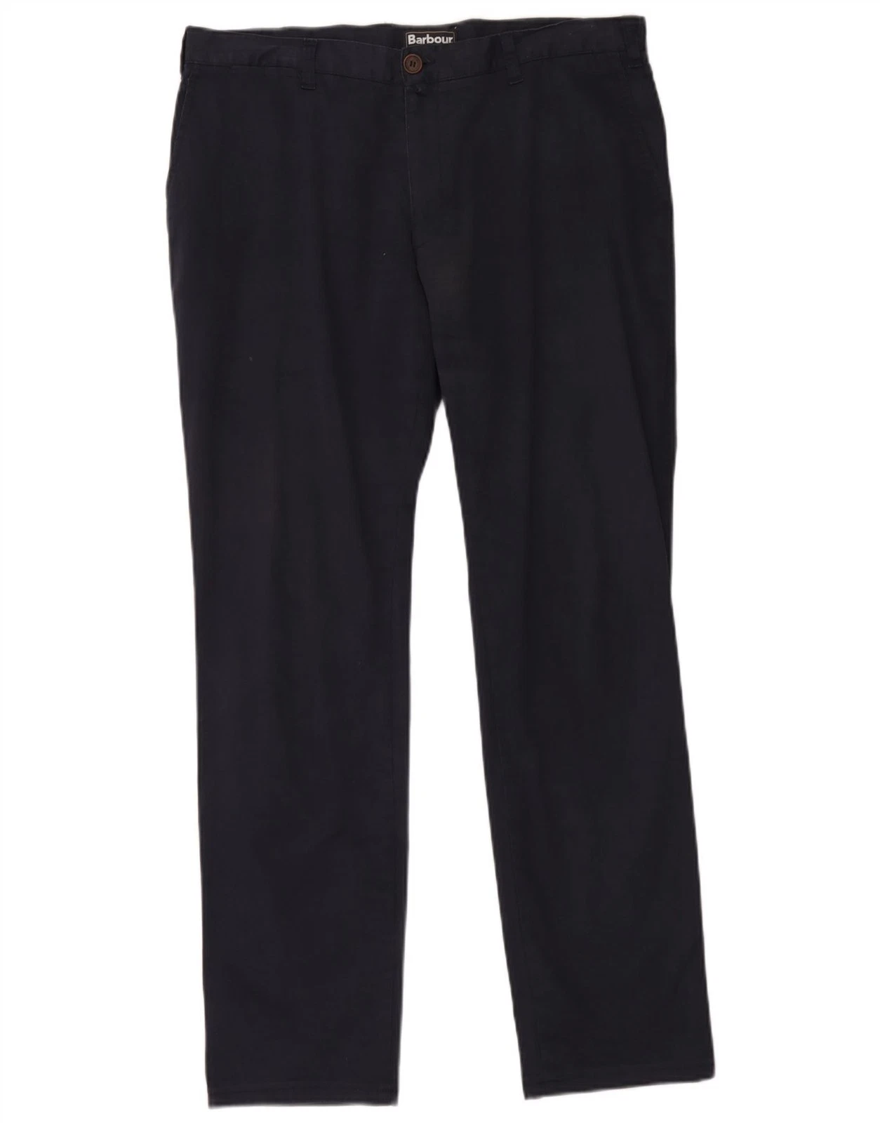 Barbour Mens Regular Fit Chino Trousers IT 48 Medium W36 L32 Navy Blue DY05