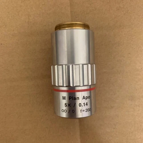 Used mitutoyo M Plan Apo 5x/0.14 Objective Microscope Micrographics