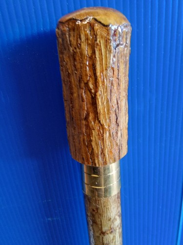 WALKING STICK/CANE 175 HANDLE 97cm RUSTIC HAZEL STICK - Picture 3 of 4