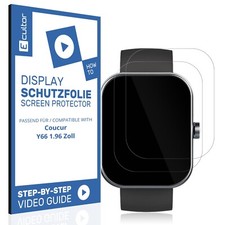 2x Matte 3D Protective Film for Coucur Y66 1.96 inch Flexible Protectors