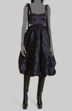 $1396 Ulla Johnson Women's Blue Gabrielle Bubble Hem Dress Size 6