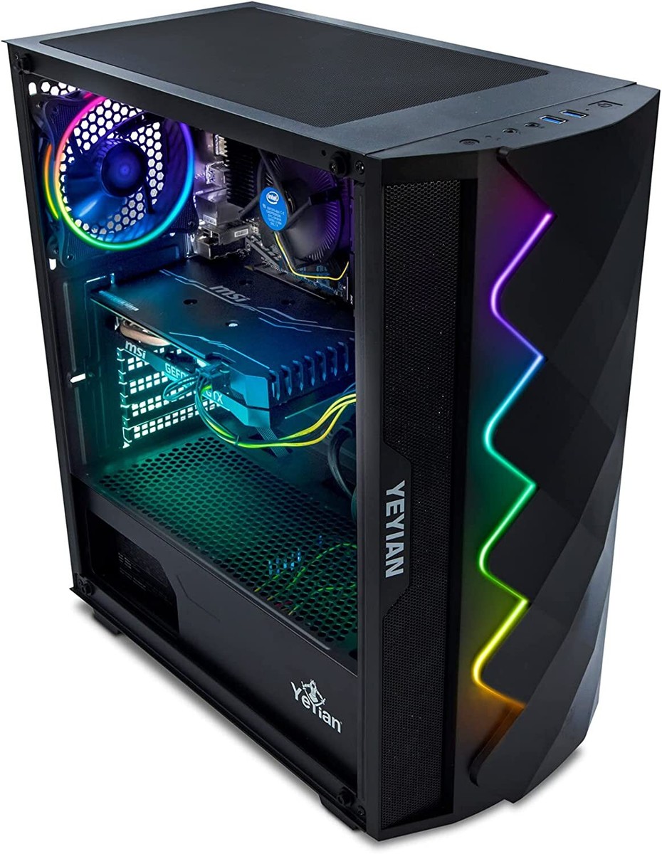 YEYIAN SHOGE X01 Gaming PC Intel i5-10400F 512GB SSD + 1TB