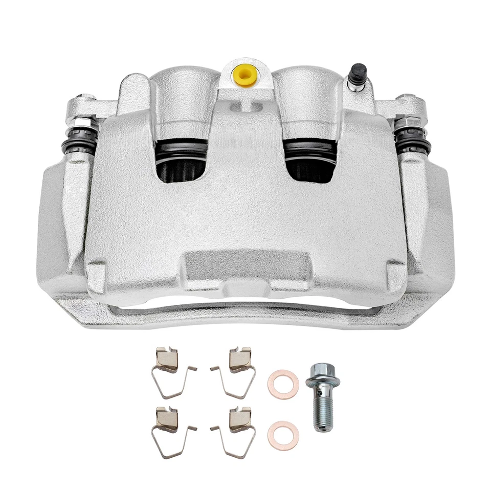 Front Brake Calipers w/Bracket for 2006-2008 Ram 1500 Dakota Mitsubishi Raider - Image 3 of 4